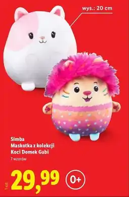 Lidl Maskotka koci domek gabi Simba oferta