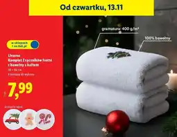 Lidl Ręczniki frotte 30 x 50 cm Livarno Home oferta