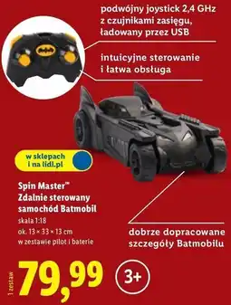 Lidl Pojazd batmobile 6058489 Spin Master oferta