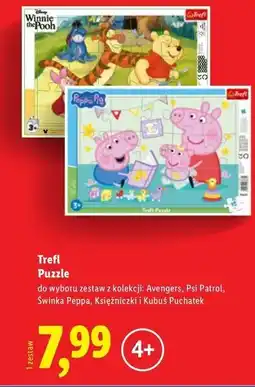 Lidl Puzzle kubuś puchatek Trefl oferta