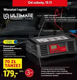 Lidl Prostownik do akumulatorów samochodowych Ultimate Speed oferta