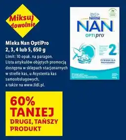 Lidl Mleko Nestle Nan Optipro oferta