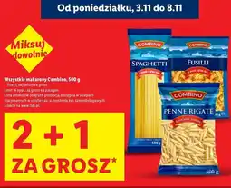 Lidl Makaron fusilli Combino oferta