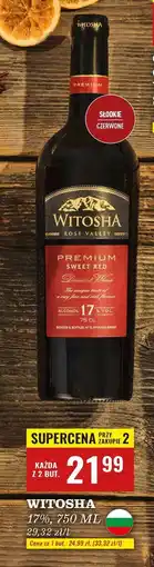 Biedronka Wino Witosha Premium Sweet Red oferta