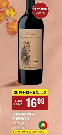 Biedronka Wino Reserva Regional Lisboa oferta