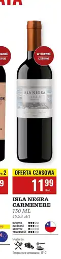Biedronka Wino Isla Negra Reserva Carmenere oferta