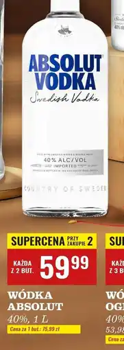 Biedronka Wódka Absolut Vodka oferta