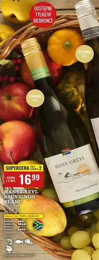Biedronka Wino Hans Greyl Sauvignon Blanc Dry oferta