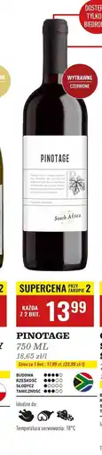 Biedronka Wino Pinotage South Africa oferta