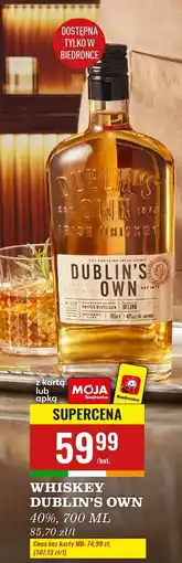 Biedronka Whisky Dublin's Own oferta