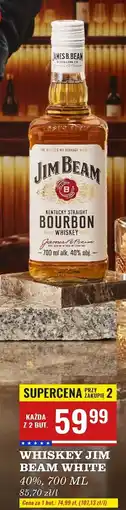 Biedronka Bourbon Jim Beam White Label oferta