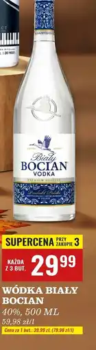 Biedronka Wódka Biały Bocian Vodka oferta