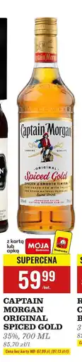 Biedronka Rum Captain Morgan Spiced Gold oferta