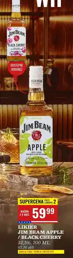 Biedronka Bourbon Jim Beam Red Stag Black Cherry oferta