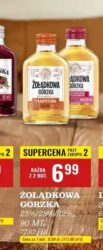 Biedronka Likier Żołądkowa Gorzka Truskawka I Rabarbar oferta