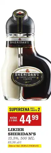 Biedronka Likier Sheridan's Coffee oferta
