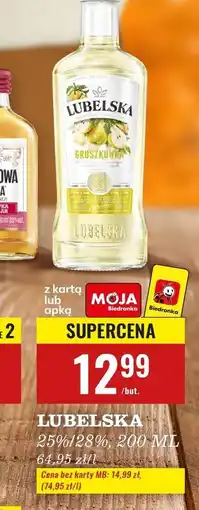 Biedronka Wódka Lubelska Gruszkówka oferta