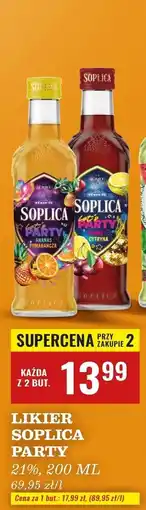 Biedronka Likier party ananas-pomarańcza Soplica oferta