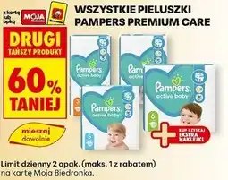 Biedronka Pieluszki Pampers Premium Care oferta