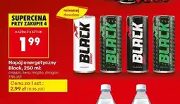 Biedronka Napój energetyczny wild dragon Black Energy oferta