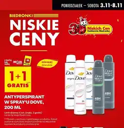 Biedronka Dezodorant fresh Dove Men+Care oferta