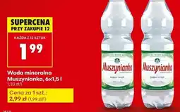 Biedronka Woda niegazowana Muszynianka oferta