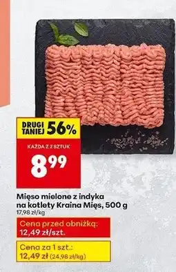 Biedronka Mięso mielone z indyka Kraina Mięs oferta