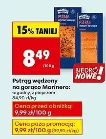 Biedronka Pstrąg wędzony na gorąco z pieprzem Marinero oferta