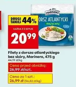 Biedronka Dorsz atlantycki filet bez skóry Marinero oferta
