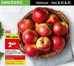 Biedronka Jabłka czerwone polskie oferta
