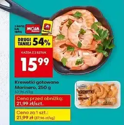 Biedronka Krewetki białe gotowane Marinero oferta