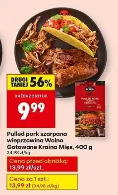 Biedronka Wieprzowina szarpana wolno gotowana Kraina Mięs oferta
