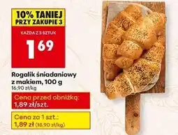 Biedronka Rogal z makiem oferta