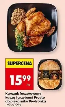 Biedronka Kurczak faszerowany kaszą i grzybami Biedronka Prosto Do Piekarnika oferta