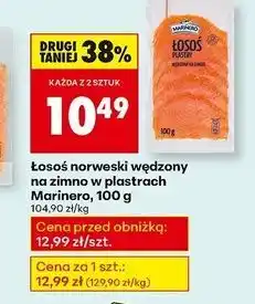 Biedronka Łosoś norweski wędzony na zimno Marinero oferta