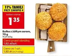Biedronka Bułka z żółtym serem oferta