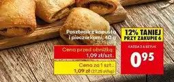 Biedronka Pasztecik z kapustą i pieczarkami oferta