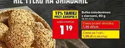 Biedronka Bułka śniadaniowa z ziarnami oferta