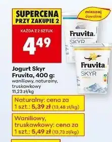 Biedronka Jogurt skyr truskawkowy Fruvita Skyr oferta