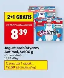 Biedronka Jogurt kids truskawka i banan Danone Actimel oferta