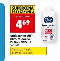 Biedronka Śmietanka 30% Mleczna Dolina oferta