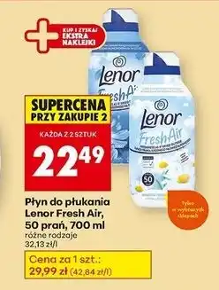 Biedronka Płyn do płukania fresh wind Lenor Fresh Air Effect oferta