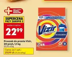 Biedronka Proszek do prania kolor Vizir oferta