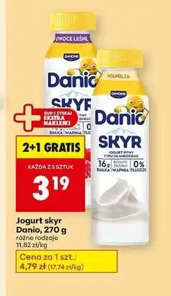 Biedronka Jogurt skyr waniliowy Danone Danio oferta
