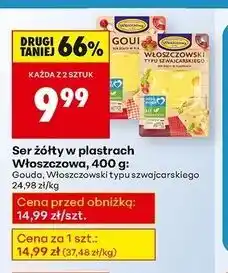 Biedronka Ser włoszczowski typu szwajcarskiego Włoszczowa oferta