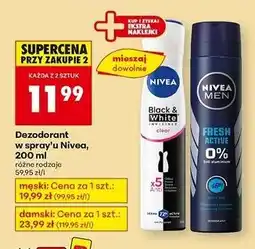 Biedronka Antyperspirant Nivea Men Fresh Active oferta