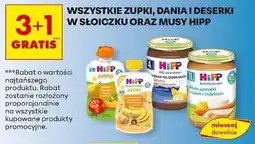 Biedronka Zupki, dania, deserki w słoiczku HIPP oferta