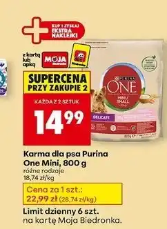 Biedronka Karma dla psa mini/small oferta