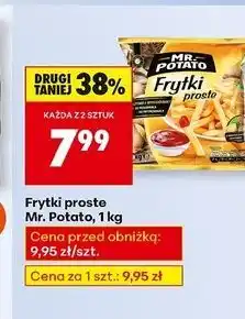 Biedronka Frytki proste Mr. Potato oferta