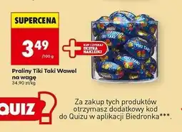 Biedronka Czekoladki Wawel Tiki-Taki oferta